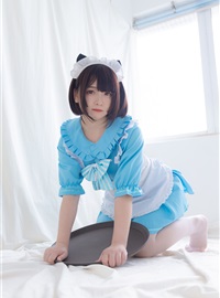 Guchuan No.060 blue kitten maid(17)